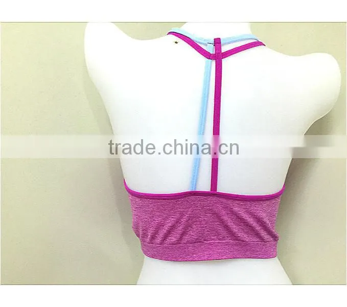 Fashion Women Sports Seamless Red Bra / wholesale china factory price