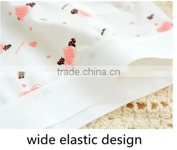 1pc 5 size cheap cotton mid waist breathable and comfortable girl underwear,lady underwear