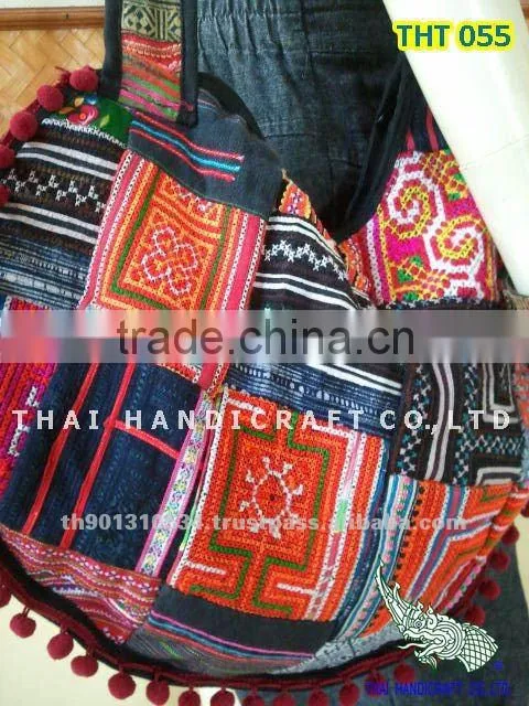 100 % Handmade Hill Tribe Shoulder bag Embroidery Bag