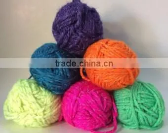 Charmkey special acrylic crochet yarn reflectedyarn for knitting fancy patterns