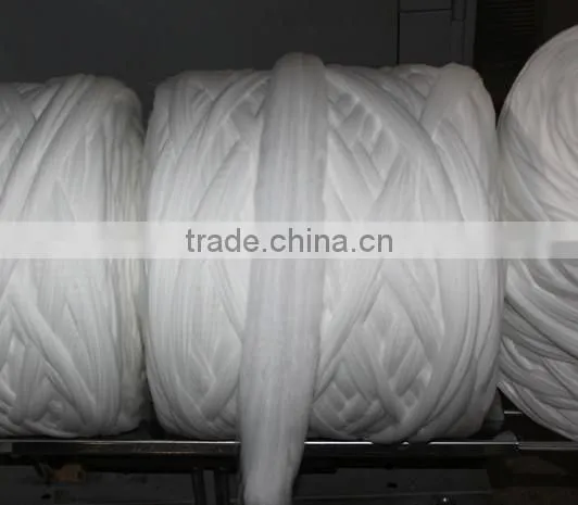 China wholesale 100% virgin polyester tops 2D, 2.5D, 3D for spinning
