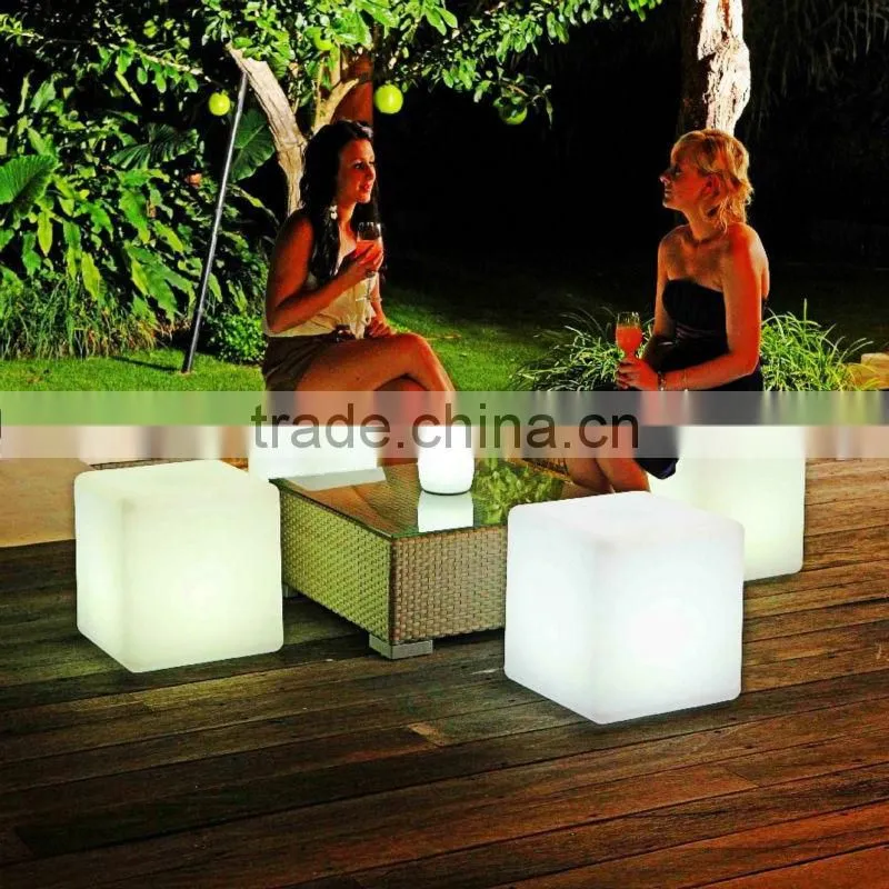 led cube led stools led chair
