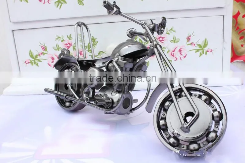 Handmade Metal Motorcycle Model Iron Craft Decoration & Gift New