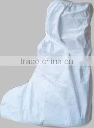 Disposable boot cover with elastic
