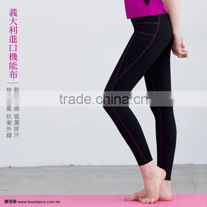 Women jogging wear layered pattern sexy yoga pants women gym apparel