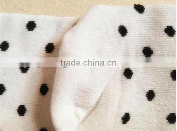 Latest Design Promotion Fashion Exclusive Sweetheart Princess Good Stretch Anti-slip Jacquard with Cute Bow Dots Women Socks