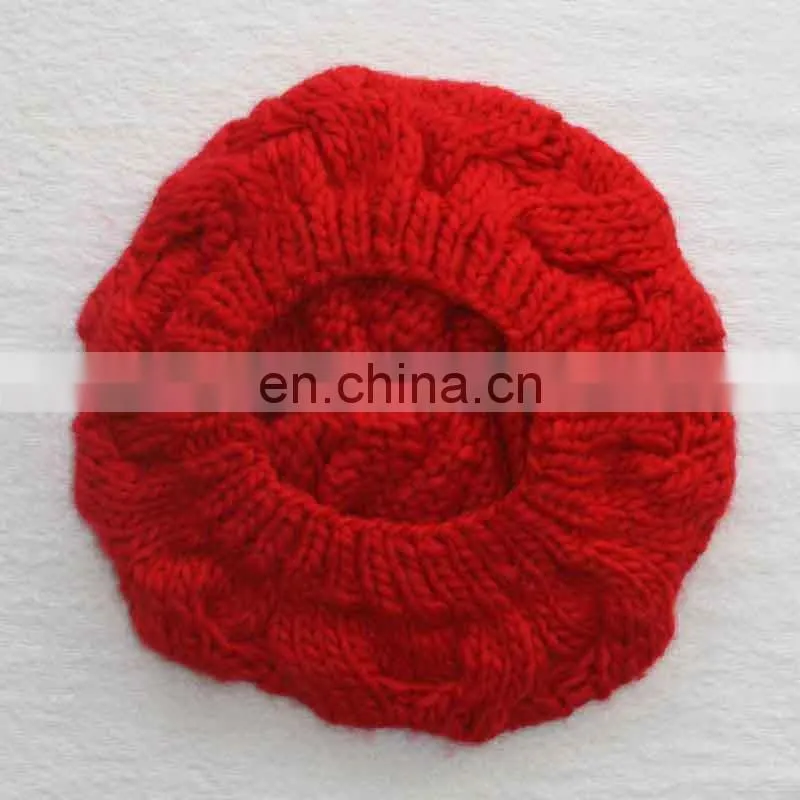 fashion laides grey knitting/beret hat