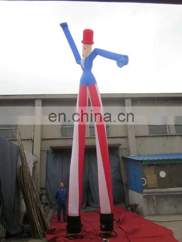 customized double leg giant dancing inflatable advertising man