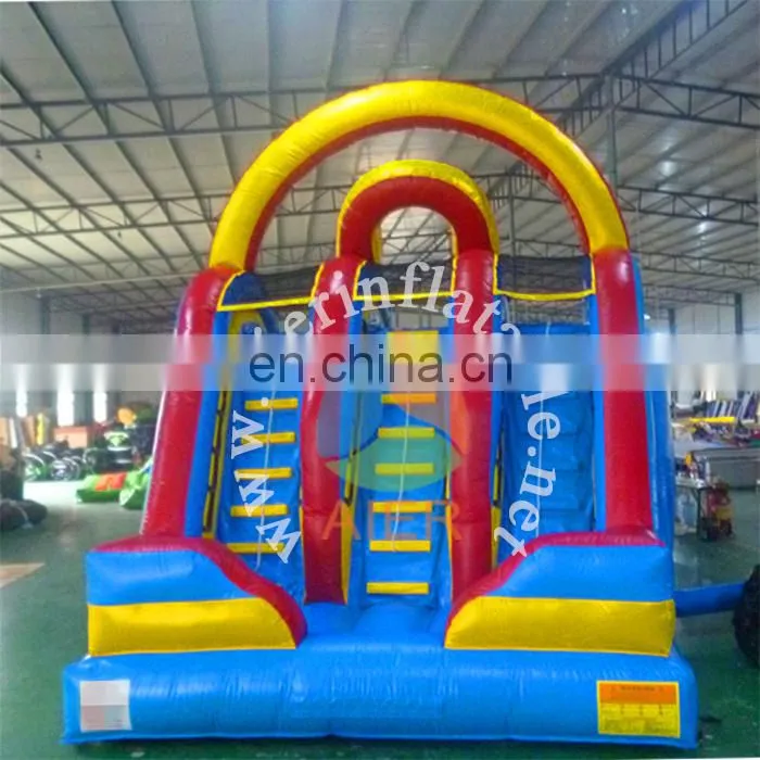 Giant water slide baby kids outdoor toy inflatable slide for kids and adult play