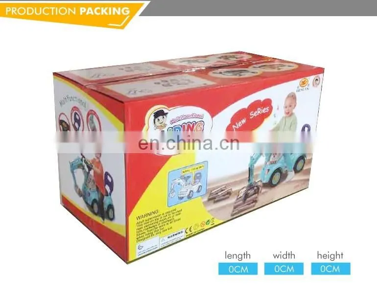 multifunctional engineering ride on child vehicle