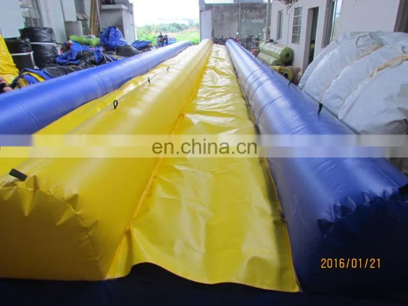 2017 floating playground lake slides adult size inflatable water slide with EN14960