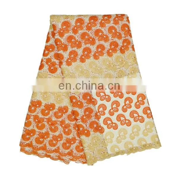 2016 Cheapest high quality guipure lace fabric for wedding dress M16040613