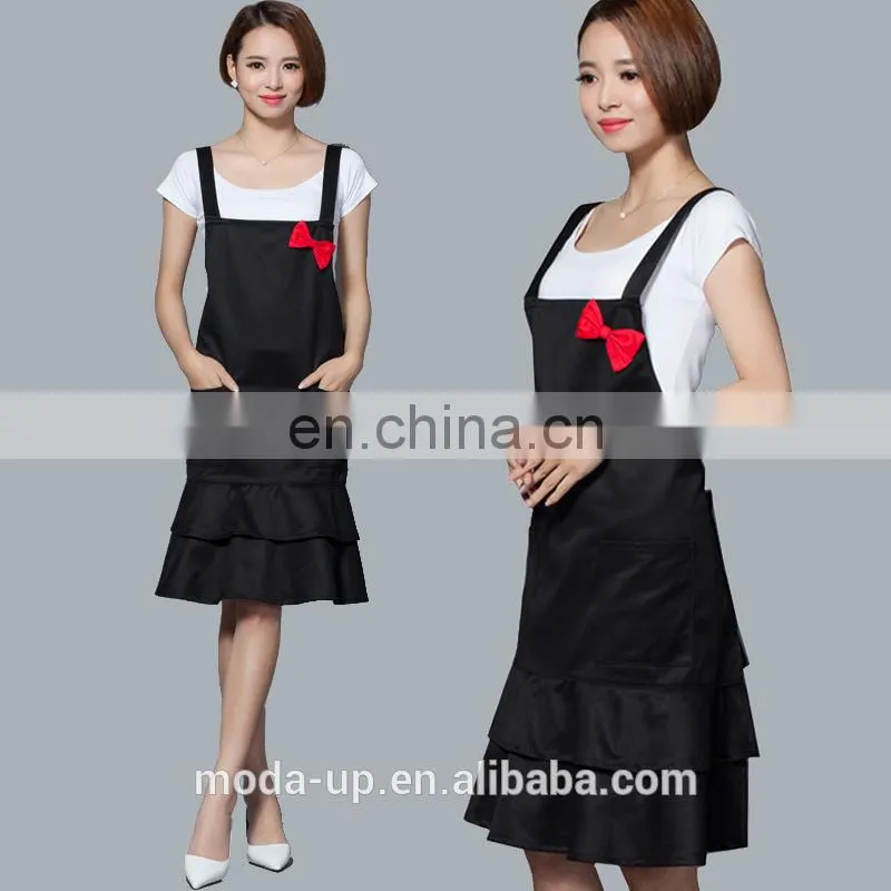 polyester kitchen apron with custom logo high quality manufacturer from China