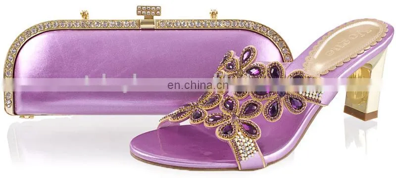 high quanlity shoe and bag sets for women 2015