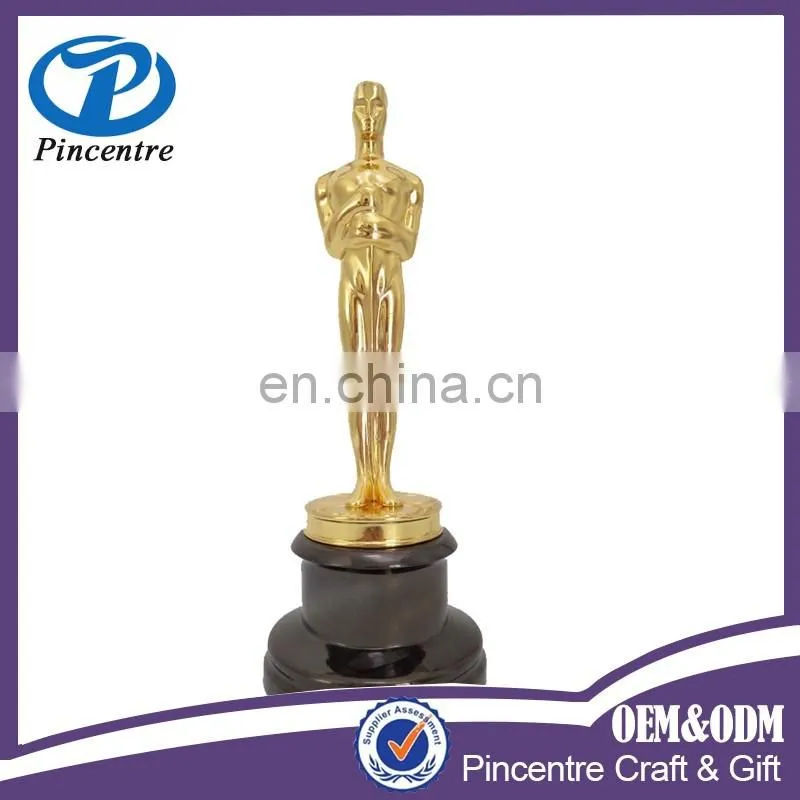 custom metal MTV trophy replica in store with round base