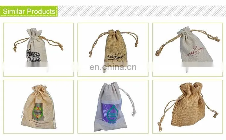 Hot new design linen round jute bag/burlap bags with round bottom for gifts packaging