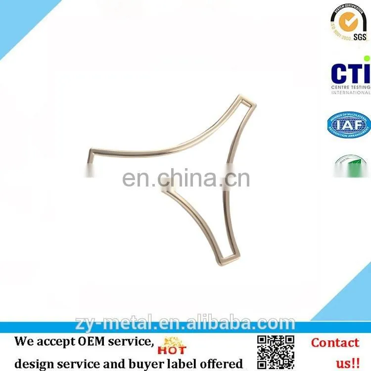 Fashion triangle metal ornament,decorative hanging necklace
