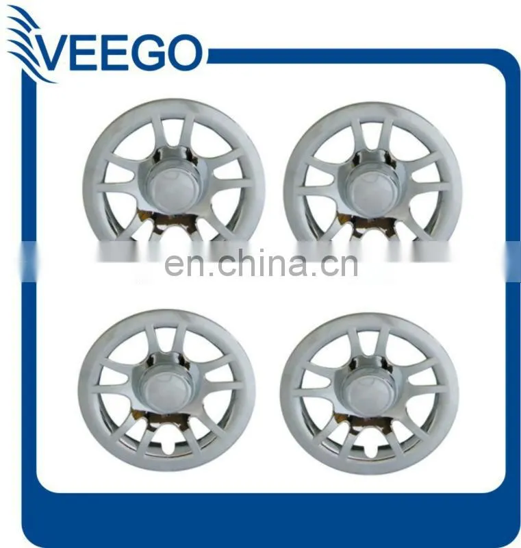 Set of 4 golf cart hubcaps 8' wheel covers fit Club Car Yamaha Ezgo