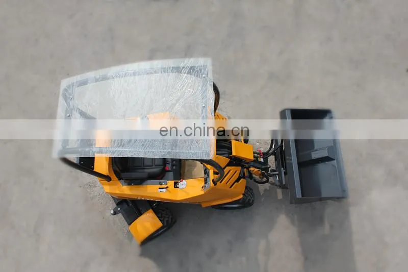 HY200 articulated mini wheel loader with attachments for different job