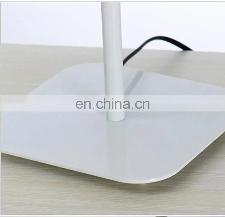 Restaurant hotel simple led table lamp bedroom bed warm table lamp high-grade study room led fabric table lamp