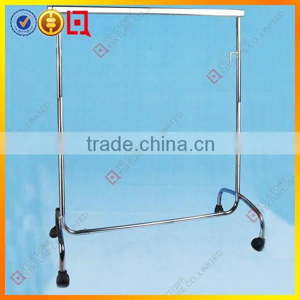 Metal garment hanging stand display rack