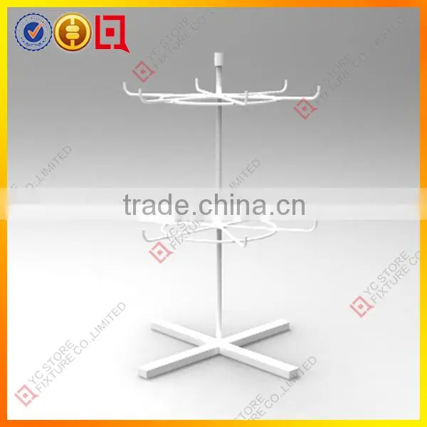 2 tier spinning sock display stand