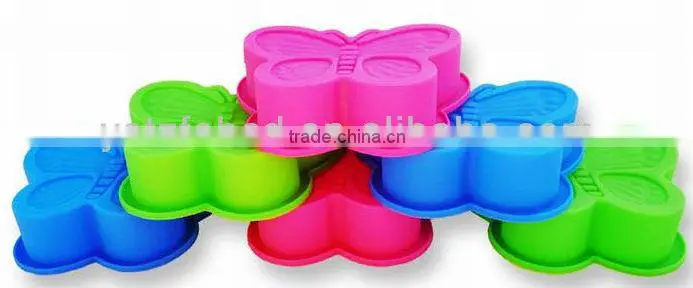 2013 cute butterfly shaped kitchen Silicone cake mould,silicone cake decorations