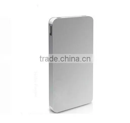2014 Newly super thin power bank 10000mah with Three anti cell phone charger