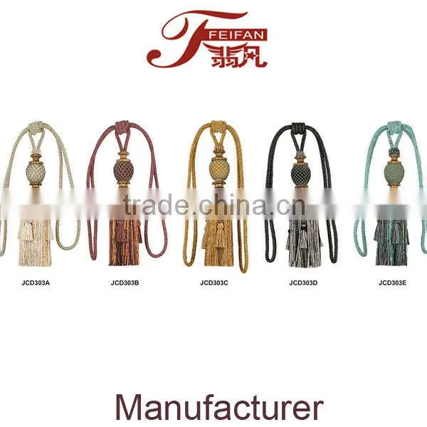 JCB09 curtain wall hook curtain rod tassel tiebacks