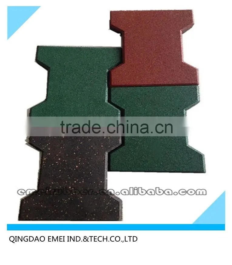 Horse box waterproof rubber pavers