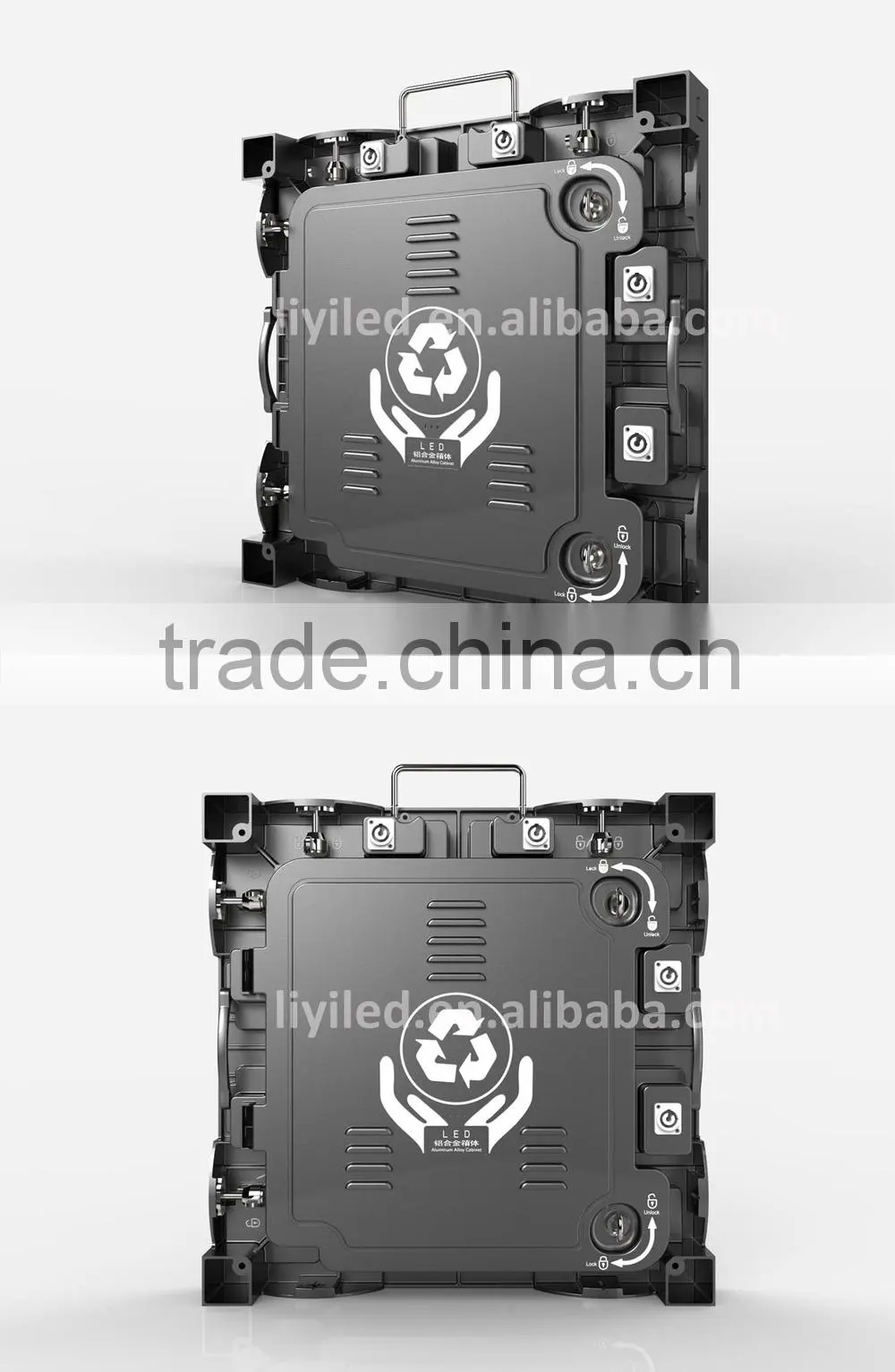 Ultra light slim indoor stage p4 rental led display screen cabinet, led advertising board