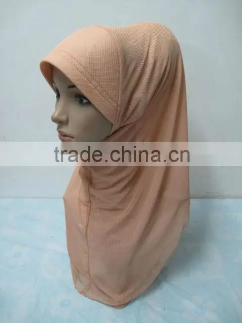 A556 Fashion modern HIGH QUALITY ISLAMIC HEADSCARF ONE PIECE LONG MUSLIM HIJAB