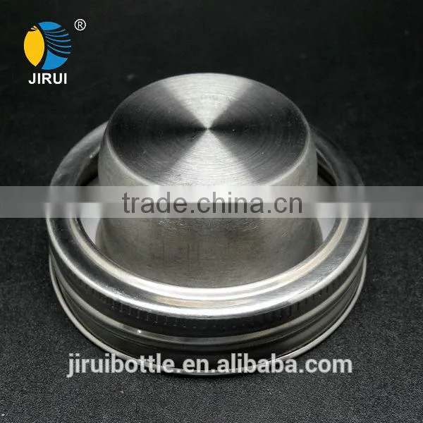 70mm cocktail shaker stainless steel lid
