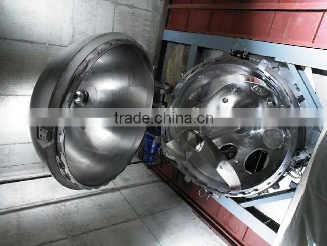 Mixed and stirred spherical food drier for plant