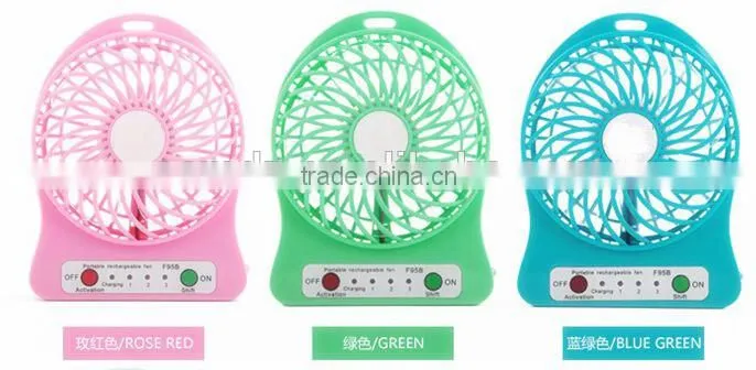 Strong Wind USB Fan /Portable Mini USB Fan/Rechargeable USB Fan For Coffice and Home