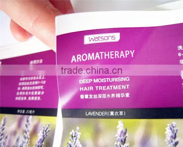 Custom printed self adhesive PP&PET&PVC label stickers