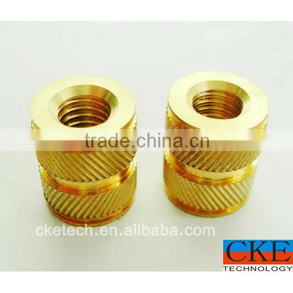 Precision OEM Brass Knurling Lathe Machining Union Fitting Parts
