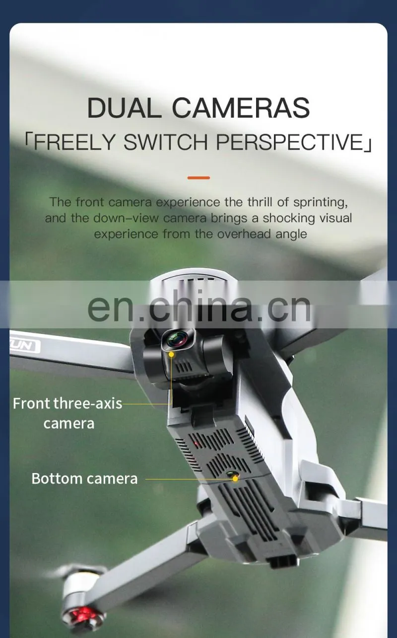 SG908 PRO 4K camera can foldable 3 axis gimbal camera EIS anti-shake smart follow headless mode drone