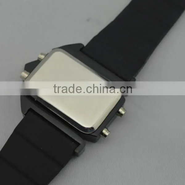 Fly design alarm clock stop watch smart led watch
