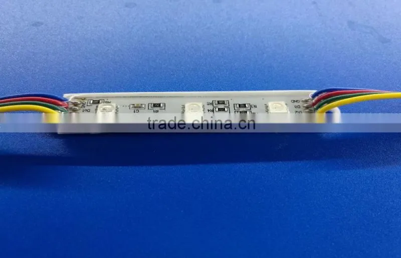 smd 5050 full color Waterproof IP68 RGB LED Module 3 Leds CE&RoHS certification
