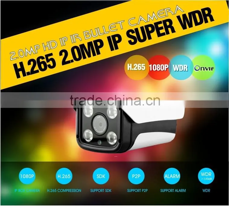Panasonic 34229 CMOS 2.0MP HD IP WDR Vari focal outside adjust IR Bullet Camera Compatible with Hikvision and DaHua NVR