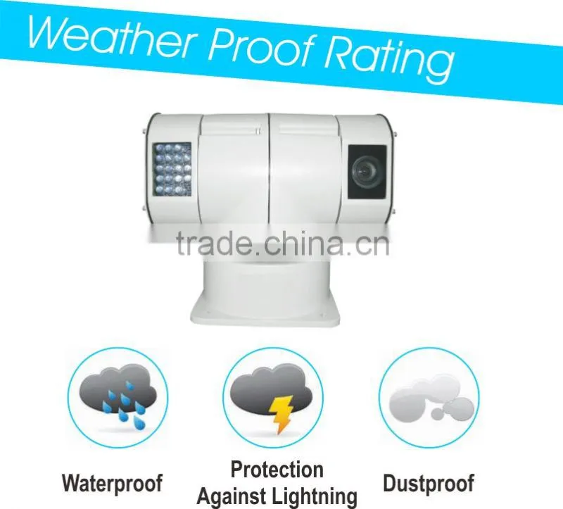 High Definition 1/3" Sony CCD Vehicle PTZ Camera Analog Vehicle IR Varifocal PTZ Camera 700 TVL Vehicle PTZ Camera
