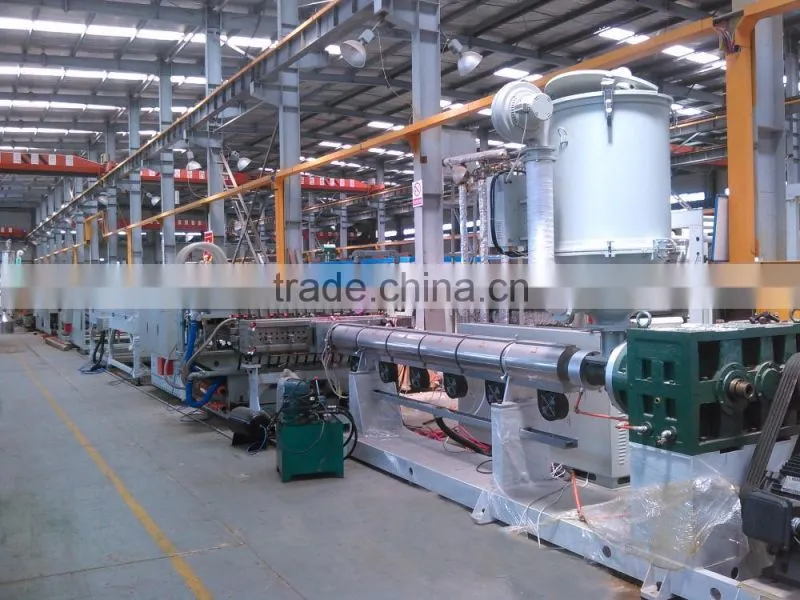 Polypropylene hollow profile extrusion machine