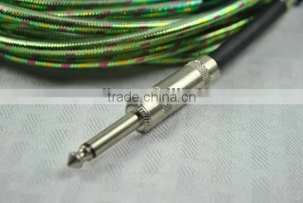 Hight Quality 1/4" To 1/4" OFC Straight-Straight Guitar Instrument Cable IC013-10FT
