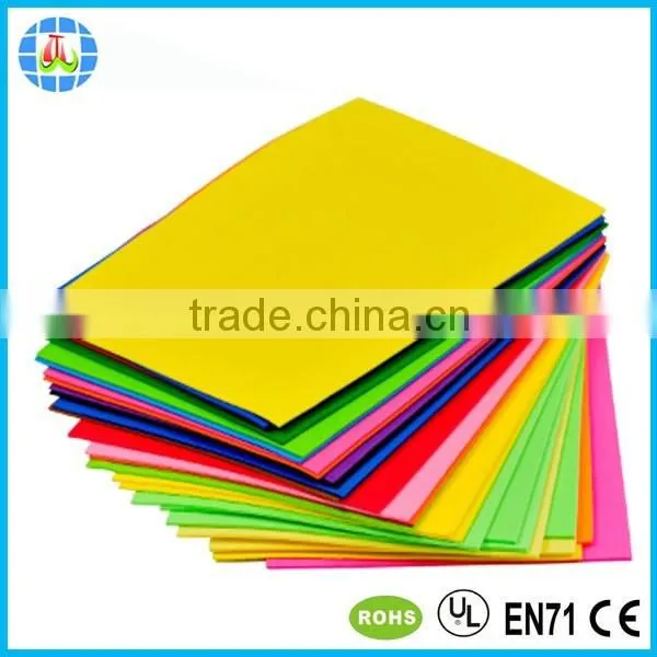 rainbow color adhesive craft foam sheets for kids craft