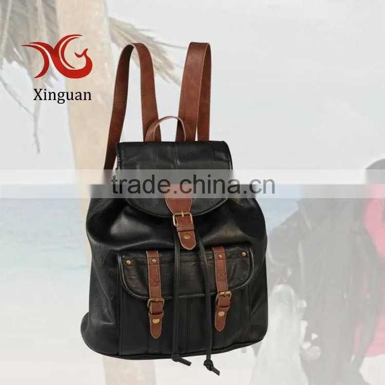 leather school bag for teens