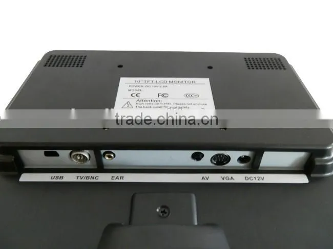 DTK-1001T Muti-functional 10 Inch TFT LCD Car TV Monitor