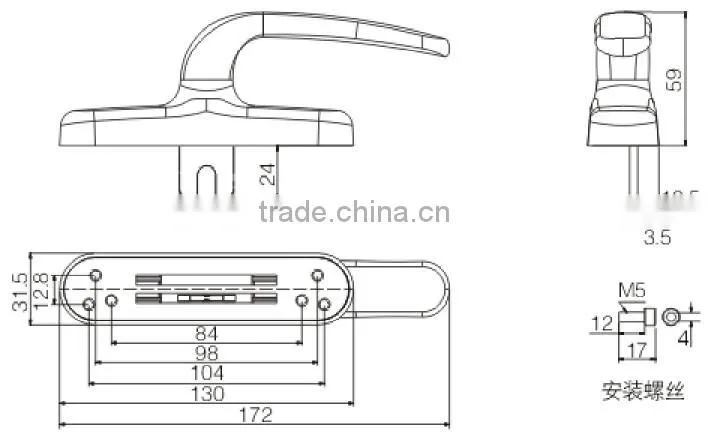 window handle JW9020