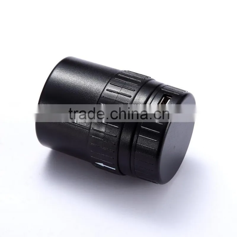2016 new arrival wall charger with usb port black mini travel charger