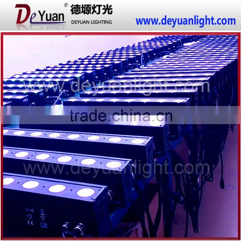 Intelligient chip 8PCS X 8W rgbw 4 in 1 led wall washer light